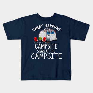 Copy of Peace, Love and Camping - Cool Camping Stuff Kids T-Shirt